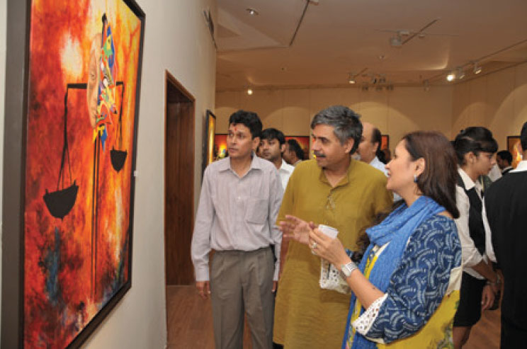 Exhibition at Lalit Kala
