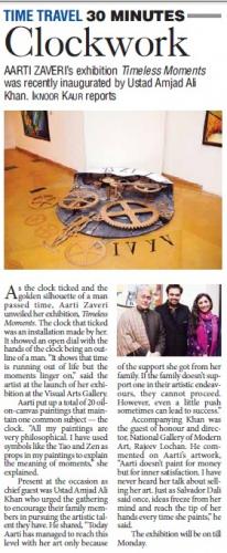 Aarti Zaveri ( Post Press- Coverage- The Pioneer)